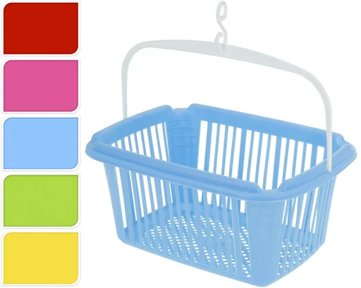 "Clothespin basket, color-sorted image"