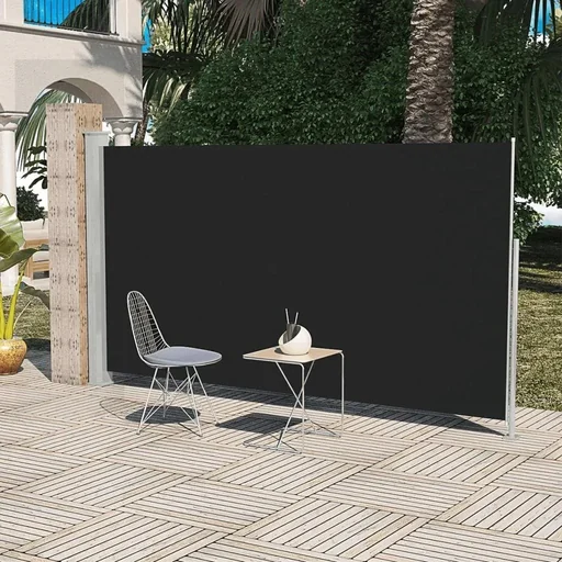 "Wind/sun protection extension 160x300 cm black image"