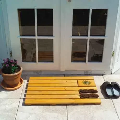 "Doormat with brushes image"