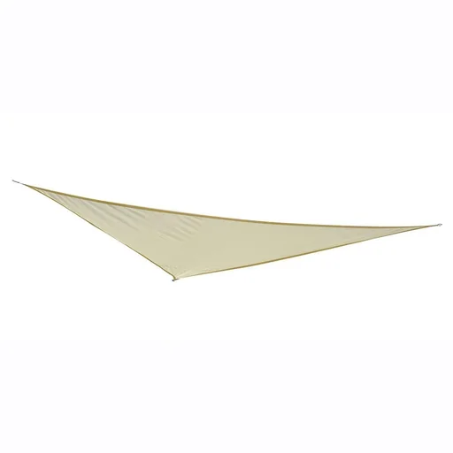"Sun sail triangles Cream 5x5x5 m Polyester - water-repellent image"