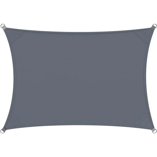 "Shade cloth Oxford rectangular 3x4m anthracite image"