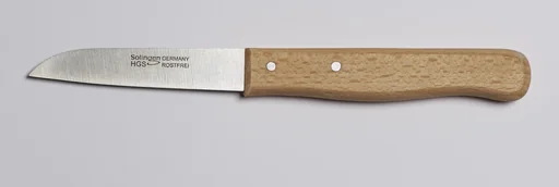 "Vegetable knife, 8 cm, with beechwood handle image"