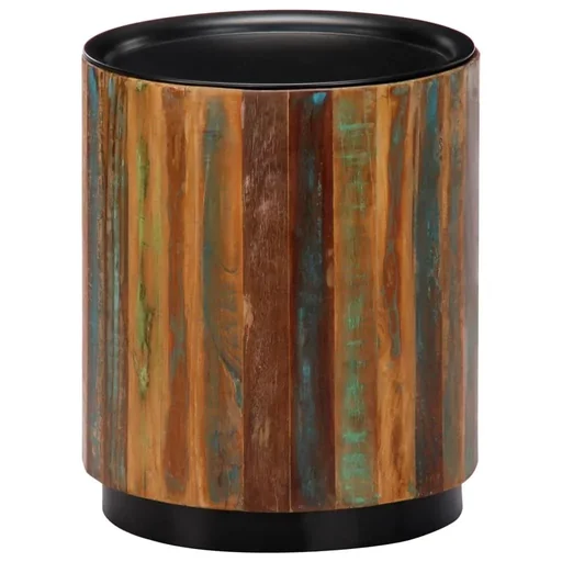 "Coffee table 38x45 cm solid recycled wood image"