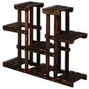Four-tiered flower shelf