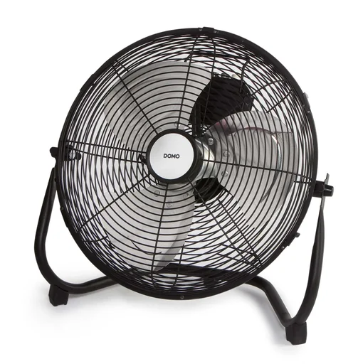 "Metal floor fan, 35 cm Ø, black image"