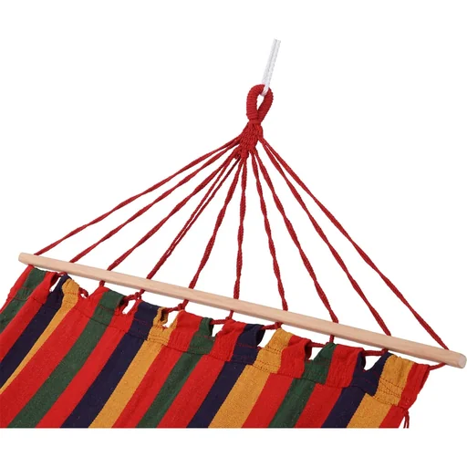 "Hammock with bars, weatherproof, UV-resistant, 2 x 1 m, up to 200 kg, colorful image"