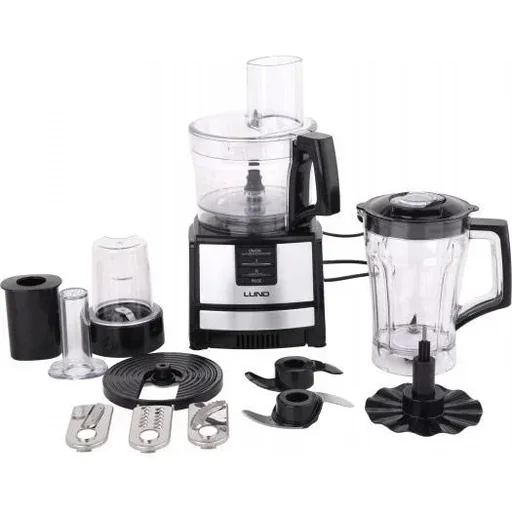 "8-in-1 Food Processor - Mixer/Blender - 550 W - Stainless Steel image"