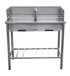Roestvrijstalen grilltafel