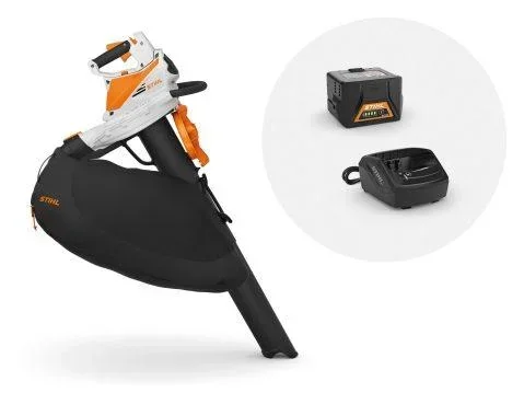 "Cordless vacuum shredder SHA 56 set including AK 20 battery and AL 101 standard charger image"