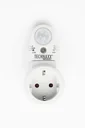 Socket adapter with motion detector and light sensor
