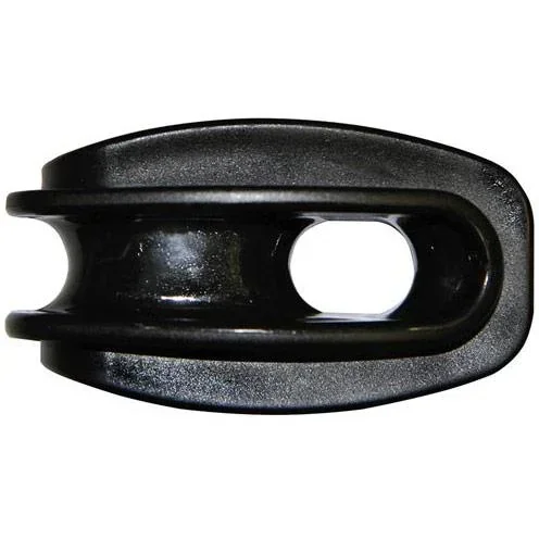 "Black plastic insulator for cord (25 pieces) image"