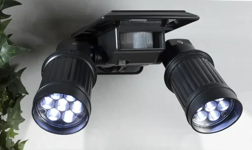 Doppel Solar Strahler mit Bewegungsmelder