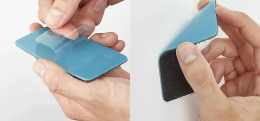 "Vacuum pad, Velcro and velour image"