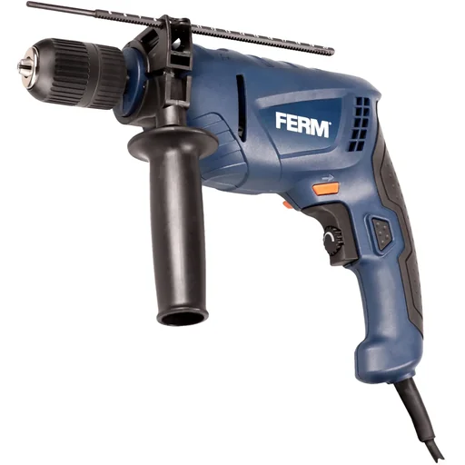 "PDM1051 Impact Drill 550W - 13mm - Variable Speed ​​Control - Soft Grip - With Depth Stop and Side image"