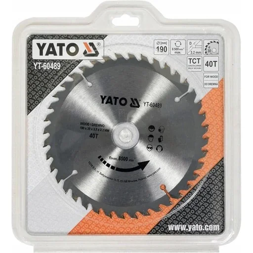 "Circular saw blade - 40T - Diameter 30mm - Circumference 190mm image"