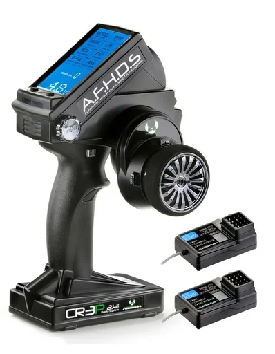"3-channel remote control "CR3P" 2.4GHz including 2 pcs. 3-channel waterproof receiver image"