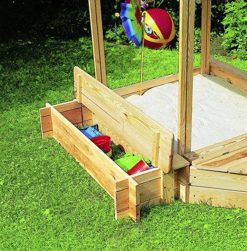"Seat & bow box for sandpit "Peter" image"