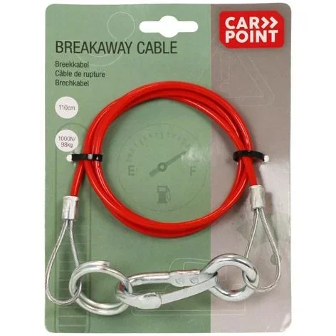 "Breaking cable for overrun brake 110cm 1000N/98kg image"