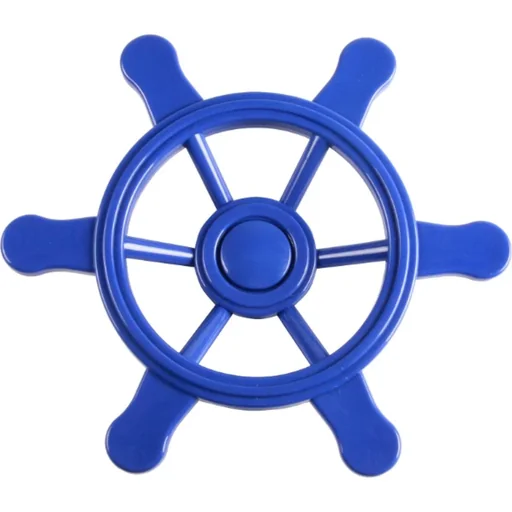"Ship's Steering Wheel Small Blue 215 image"