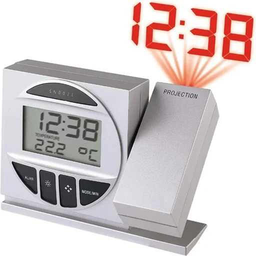 "Projection alarm clock WT 590 with time projection image"
