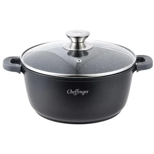 "Cheffinger Casserole/Deep Pan with Lid - 20cm - 2.5L image"