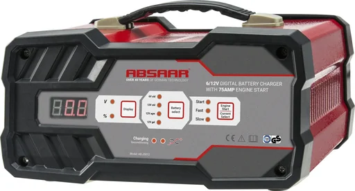 "Battery charger with jump start 12A, 6/12 V image"