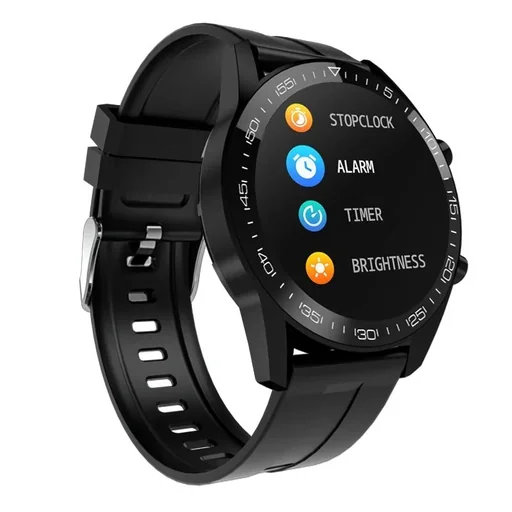 "Smartwatch with heart rate, blood pressure and blood oxygen sensor, multi-sport mode image"