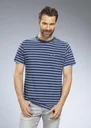 T-shirt, blue striped, size M