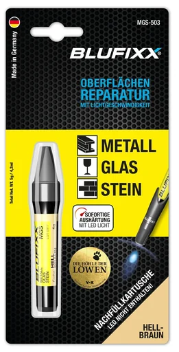 "Replacement cartridge 5 g for repair pen metal, glass and stone, light brown image"