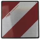 Warning sign right, 300 x 300 x 5 mm