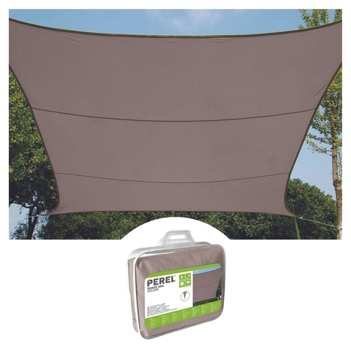 "Sun sail - rectangular - 4 x 3 m - taupe image"