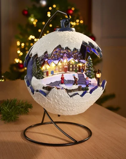 "Winter Wonder Ball with Ice Skaters image"