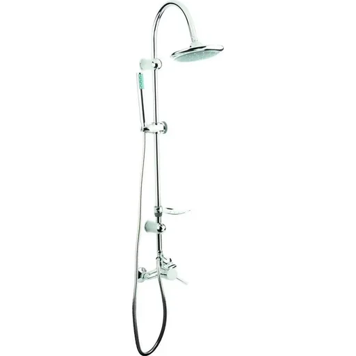 "Shower set - Rain shower - Hand shower - Chrome image"