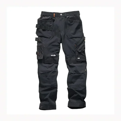 "Pro Flex Plus work trousers, black 38R image"