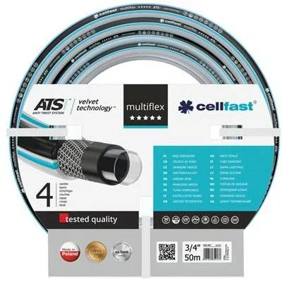 "CELLFAST - GARDEN HOSE - MULTIFLEX ATS VARIANT VT - 3/4" - 50 m image"