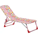 Children's folding garden lounger