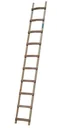 Roof ladder, 12 rungs, wood - width 37 cm - length 340 cm