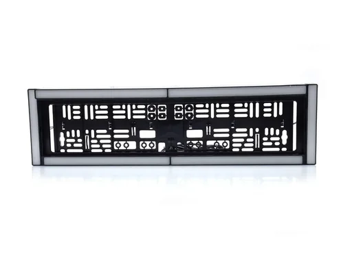 "License plate holder with LED work light image"