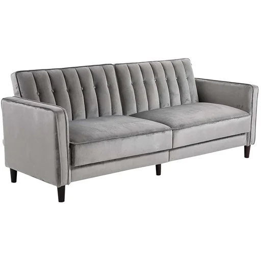 "Upholstered sofa with sleeping function image"