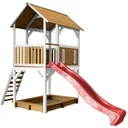 Pumba Play Tower Brown/White - Red Slide
