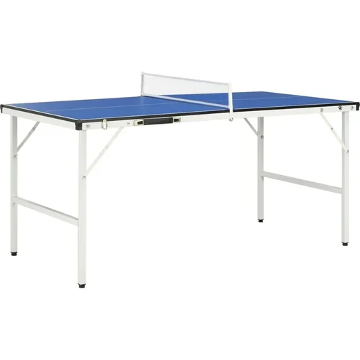 "Table tennis table with net 5 feet 152x76x66 cm blue image"