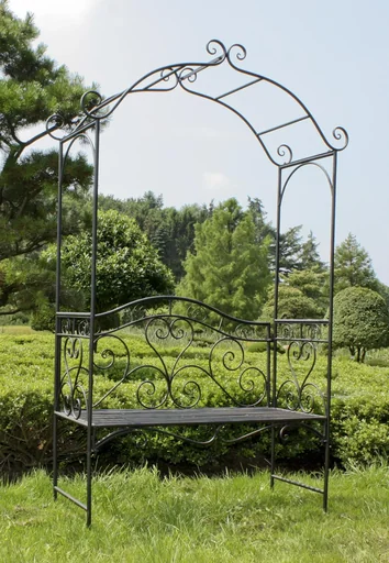 "Garden bench with rose arch "Colima" image"