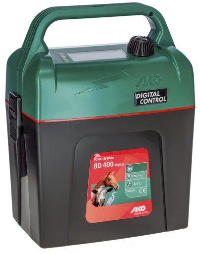 "AKO Power Station BD 400 digital 9V battery device image"