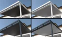 St. Tropez under-roof awning, 4 x 4 m, white, fabric 314638