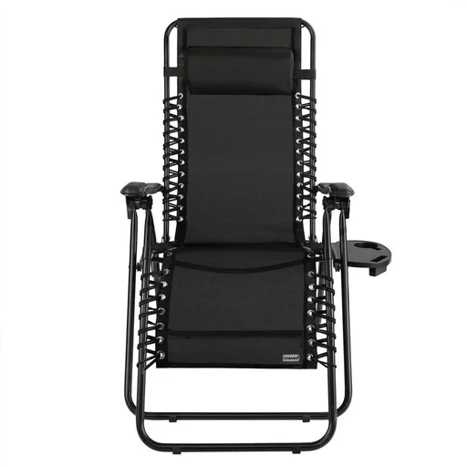 "Garden chair - black - foldable image"