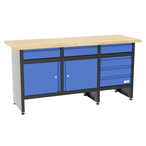 "Werkbank GW 6/2 XL - met 6 laden en 2 deuren image"