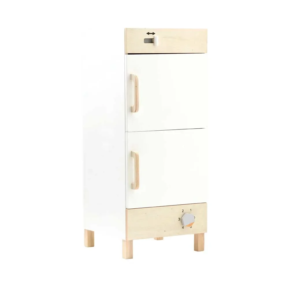 "Kids Concept Koelkast Hout wit met natuur image"