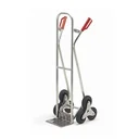 Aluminum stair cart star wheel