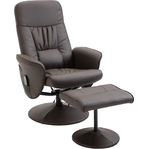 "Massage chair with footstool image"