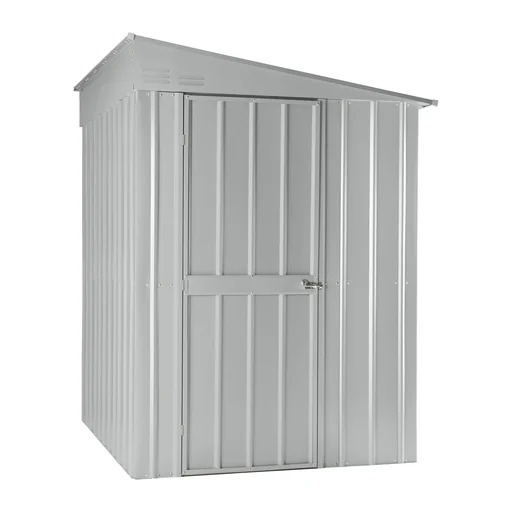 "Tool shed wall decoration Lean To 56, silver metallic image"
